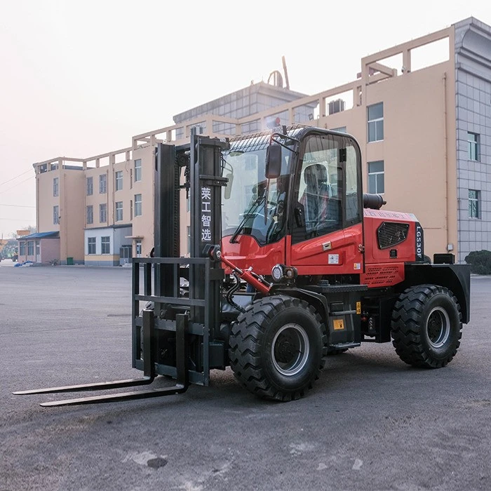 Compact 4WD Rough Terrain Forklift for sale